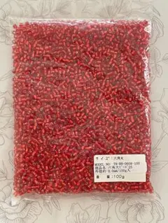 ★トーホー　六角ビーズ　六角大　#25 赤系　レッド　100g