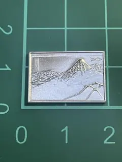 純銀❗️プレート レリーフpure silver 造幣局 ホールマーク 1.48g