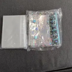 シール帳ホログラム星柄バインダーセット台紙50枚セット（A7）