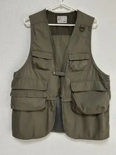 【ニコアンド】 ３WAYフィッシングベスト　カーキ　アウトドア