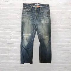 Classic Levi's 502 W32L33ストレートデニム ダメージ加工