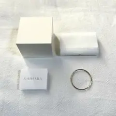 【新品未使用・箱付】シハラ ダイヤ K18 ワンストーンフープピアス01 One-Stone Hoop Pierce 01 - SHIHARA
