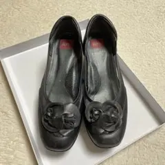 herb ウェッジソール　フラワー飾り　歩きやすい　楽ちん痛くない　靴レデイース