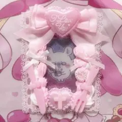 硬質ケースデコ トレカケース 量産型 ピンク ホイップデコ B8