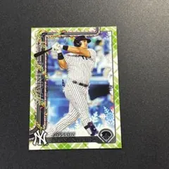 Jasson Dominguez 2025 Topps Holiday パラレル
