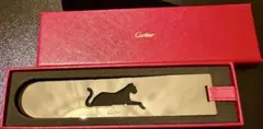 新品Cartierカルティエ パンサー Book Mark シルバー超レアな逸品