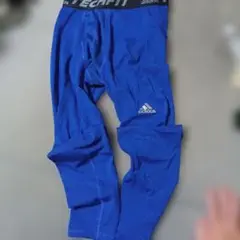 adidas TECHFIT コンプレッションインナータイツ 青L