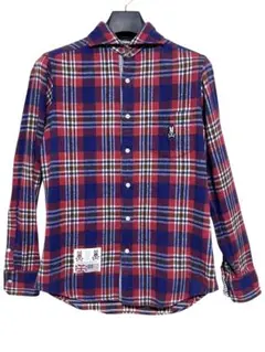 匿名発送　美品　サイコバニー　チェックネルシャツ　サイズS