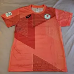 アシックス TOKYO 2020 日本代表 Tシャツ レッド L
