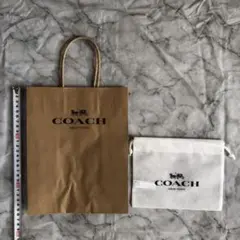 COACH ブラウンギフト袋 &収納袋