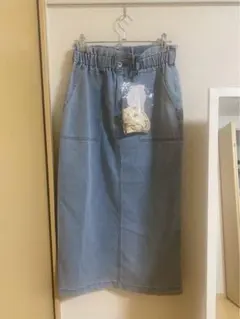 しまむらhelmデニムロングスカート