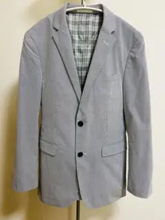 バーバリーブラックレーベル テーラードジャケット ストライプ