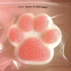 海外スクイーズ　しゃりしゃり肉球　スクイーズ