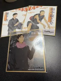 ハイキュー!! ミニ色紙類 烏野セット