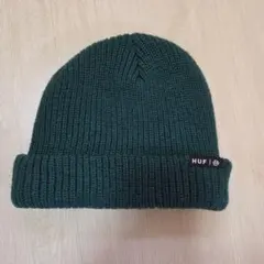 HUF ダークグリーン ニット帽