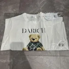 darich ノベルティ チェックロゴ　DベアTシャツ