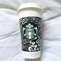 北米限定　スターバックス　コンテスト優勝デザイン　リユーザブルカップ　473ml