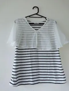 トップス ボーダー フリーサイズ