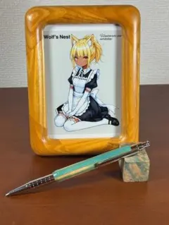 木軸ペン シャープペン 74（ウルフネスト ハンドメイドペン ワークショップ） 木軸ペン シャープペン 74（ウルフネスト ハンドメイドペン ワーク