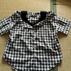 lovetoxic チェック柄 半袖シャツ 140cm