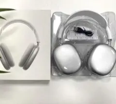 大人気! シルバー ワイヤレス ヘッドホン Bluetooth