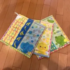 ループ付　お手拭きタオル　fu.re.ru フレル　ハンドタオル　幼稚園　保育園