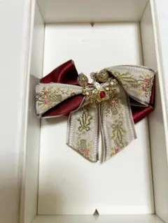 mayla classic 花柄リボン髪飾り