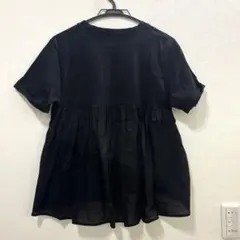 半袖 切替チュニックTシャツ Lサイズのサムネイル
