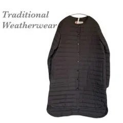 トラディショナルウェザーウェア　アークリー　３４　ロングダウンコート　ブラック