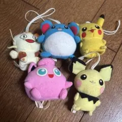 【激レア 2001年】 ポケモン ぬいぐるみ・マスコット 5体セット　指人形 2025年最新】ポケモン 指人形 レアの人気アイテム - メルカリ