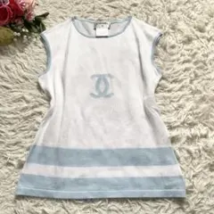 ニットセーター ブルー