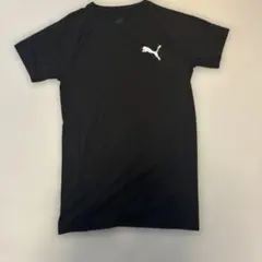 未使用　美品PUMA プーマ 半袖 Tシャツ ブラック XS スポーツウェア