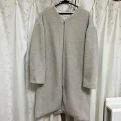 LEPSIM ボアコート　アイボリー　フリーサイズ