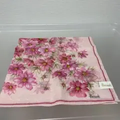 Harrods ハンカチ　ピンク　未使用品