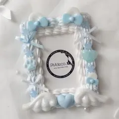 硬質ケース B8サイズ ホイップデコ クマ耳 ブルー トレカケース B8-104