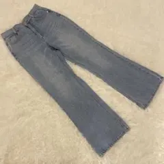 tiptop デニムパンツ　ブルー系　フレアパンツ