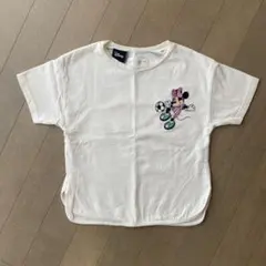 ZARA ディズニー　ミニー　サッカー　Tシャツ