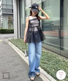 【新品未開封】ブラックラメ　チュールキャミソール　ビスチェ　Mサイズ