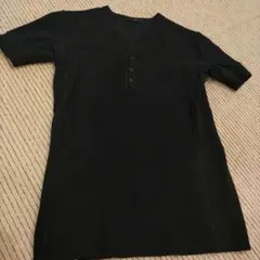 AKM ヘンリーネック Tシャツ ブラックのサムネイル