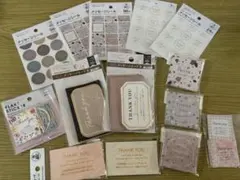 100均　メッセージカード　メッセージシール　まとめ売り