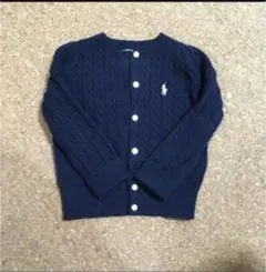 新品　ラルフローレンカーディガン ネイビー 18m