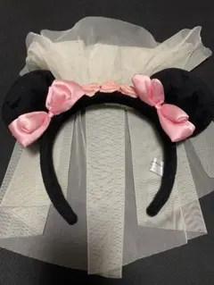 【即購入可】ディズニー　ミニー　花嫁カチューシャ