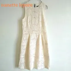 ナネットレポー 日本製 レース ワンピース ミニワンピース シースルー お洒落