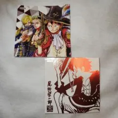 ワンピース ツインステッカー ルフィ サンジ