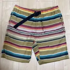 WILDTHINGS ワイルドシングス　ストライプ ショートパンツ M