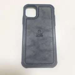 iPhone 11 レザーケース ブルー スマホケース カバー