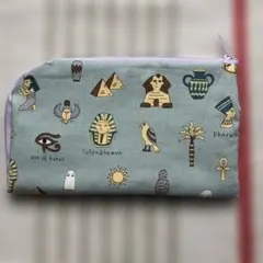 ハンドメイド　カード通帳ポーチ