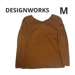 DESIGNWORKS デザインワークス バックリボンデザインTシャツ 長袖のサムネイル