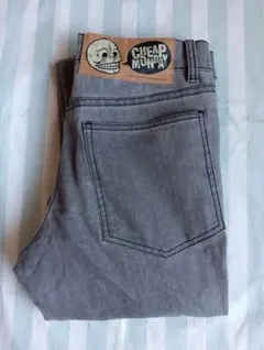 Cheap Monday グレー スキニーデニム 30×32