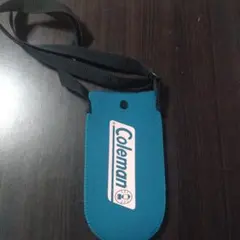 Coleman 500mlペットボトルカバー ストラップ付き ブルーのサムネイル